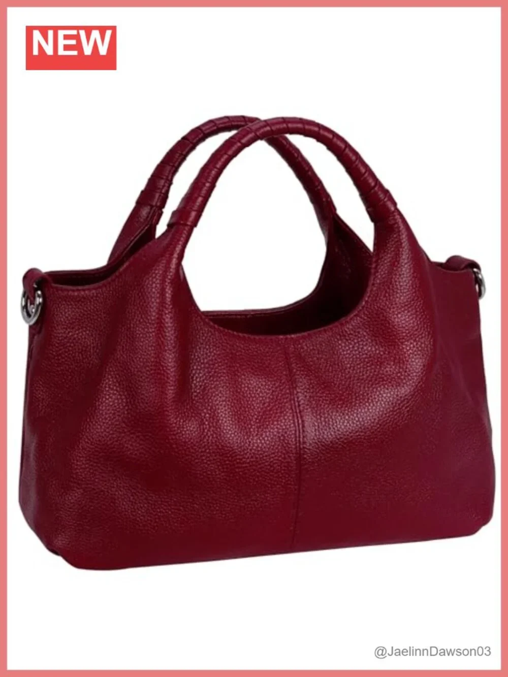 Genuine Leather Women's Satchel Bag Crossbody Shoulder Hobo Purse